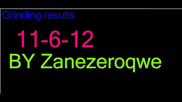 FusionFall Grinding Results 11-6-12 by Zanezeroqwe