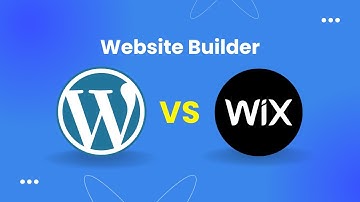 Wix Vs Wordpress Website - Comparison!