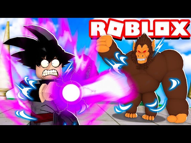 OOZARU MACACO GIGANTE VS GOKU BLACK NO ROBLOX!! (Dragon Ball