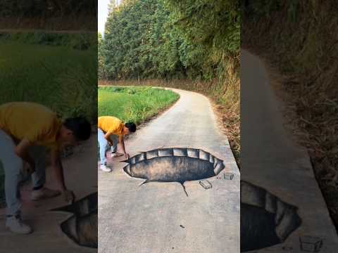 Como fazer desenhos 3D super realista #amazing #satisfying #viralvideo