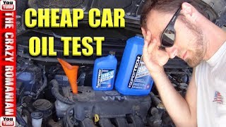 Does a car BLOW UP if you use Cheap Walmart oil Experiment
