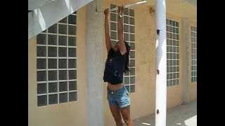 Small Thai Girl Does Chin Ups 22 Years Old