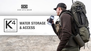 K4 Packs — How To Store & Access Water — Exo Mtn Gear
