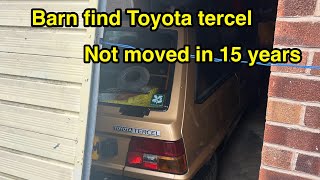 1983 Toyota  rescue.. barn find Tercel  (garage find)