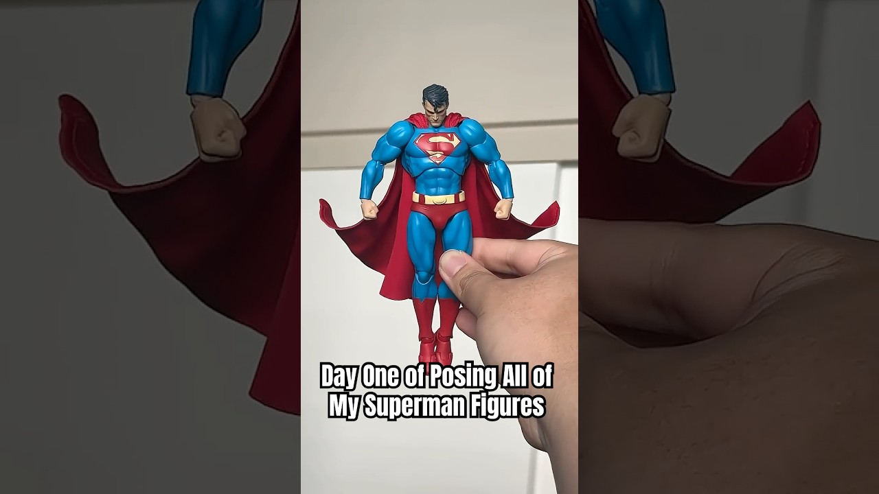 Day 1 of Posing All of My Superman Figures &ndash; MAFEX Hush Superman #superman #actionfigure #dccomics