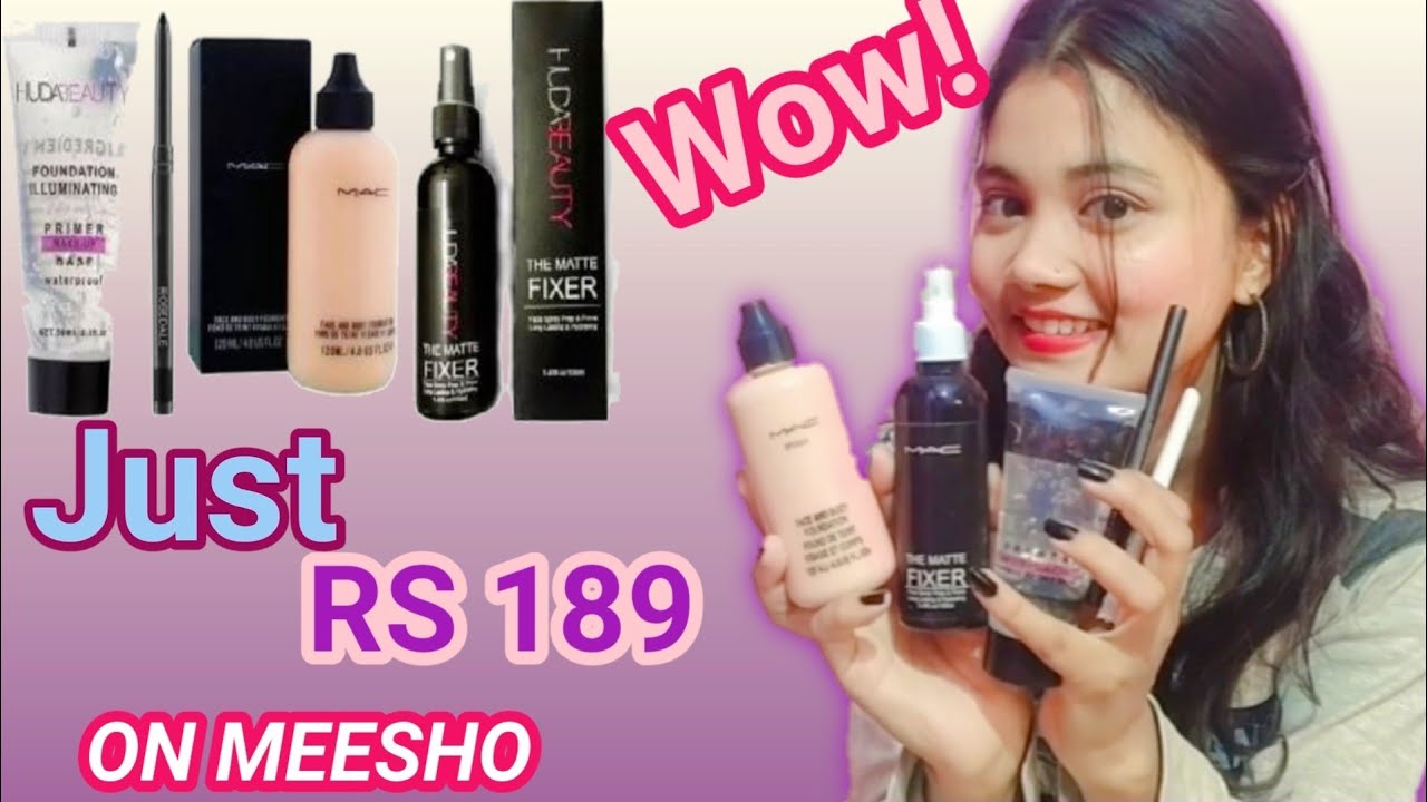Meesho Makeup Combo Pack Review Just At Rs 189 meesho makeup