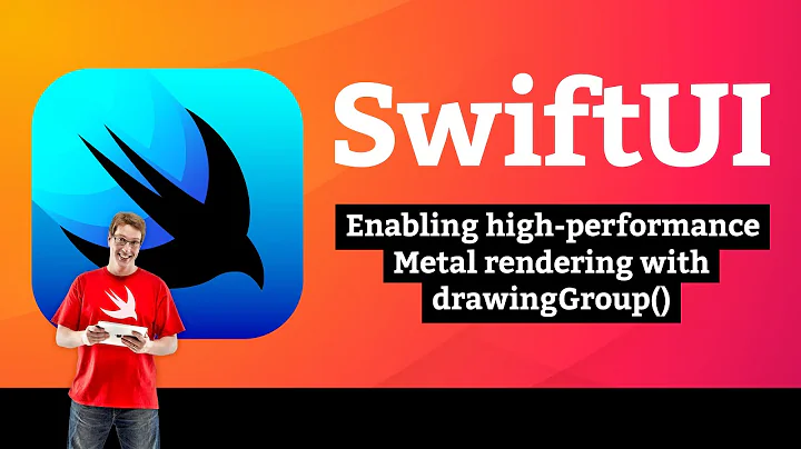 Enabling high-performance Metal rendering with drawingGroup() – Drawing SwiftUI Tutorial 6/10