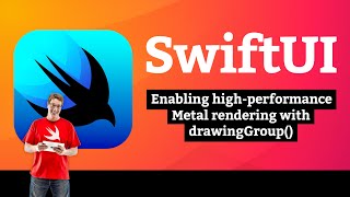 Enabling high-performance Metal rendering with drawingGroup() – Drawing SwiftUI Tutorial 6/10