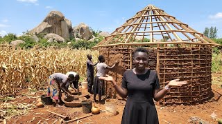 From raw dirt to luxury cabin|Shaping our off-grid mud house🏠 