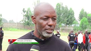 Musa Otieno, former international,  CAF B Coaching Course internship