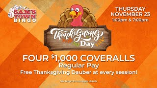 Thanksgiving Day Bingo