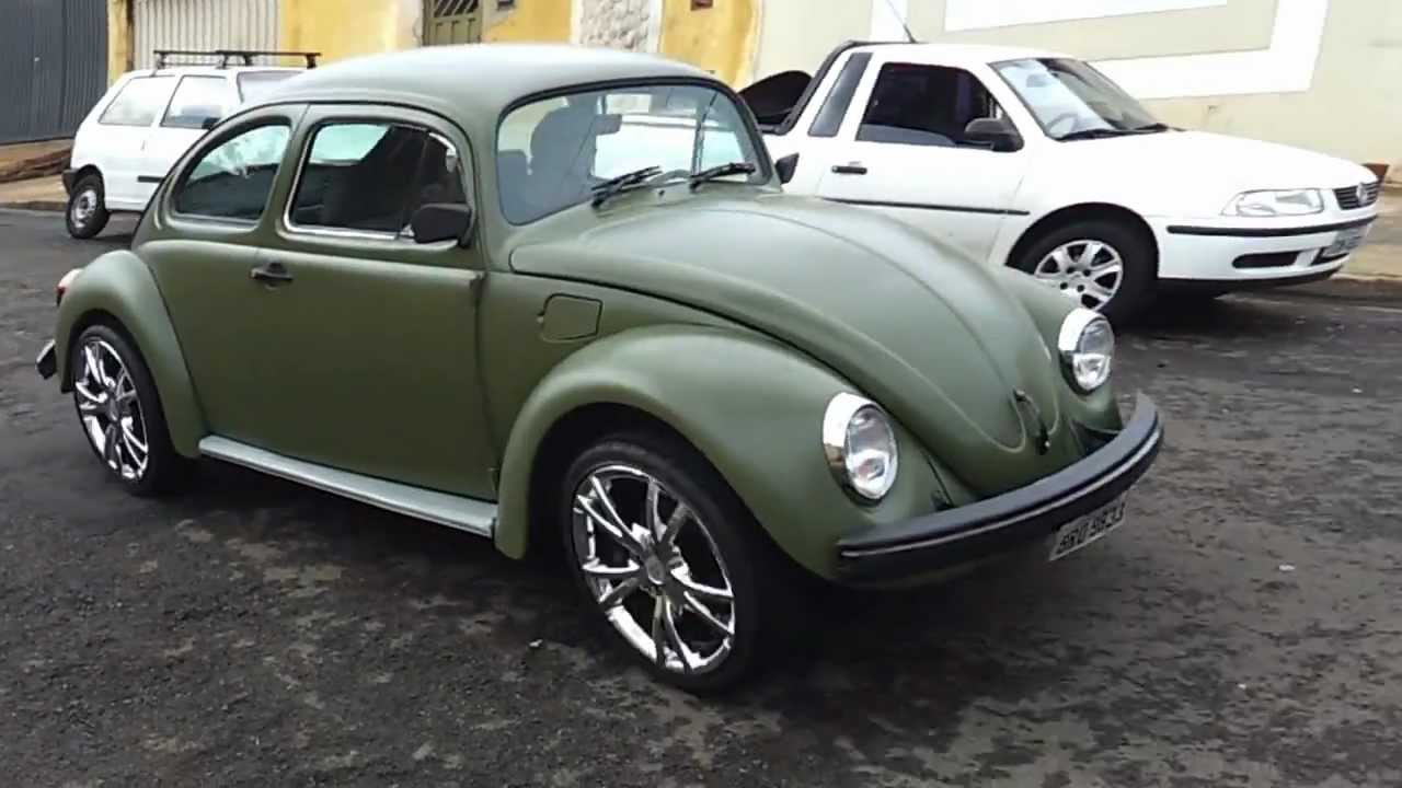Fusca Verde Militar Fosco - YouTube