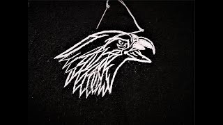 Hand Embroidered Eagle Design for beginners I Needlework I Hand Embroidery Tutorial