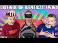 Identical Twins Switch Places TRICK Parents How to Tell Them Apart Challenge
