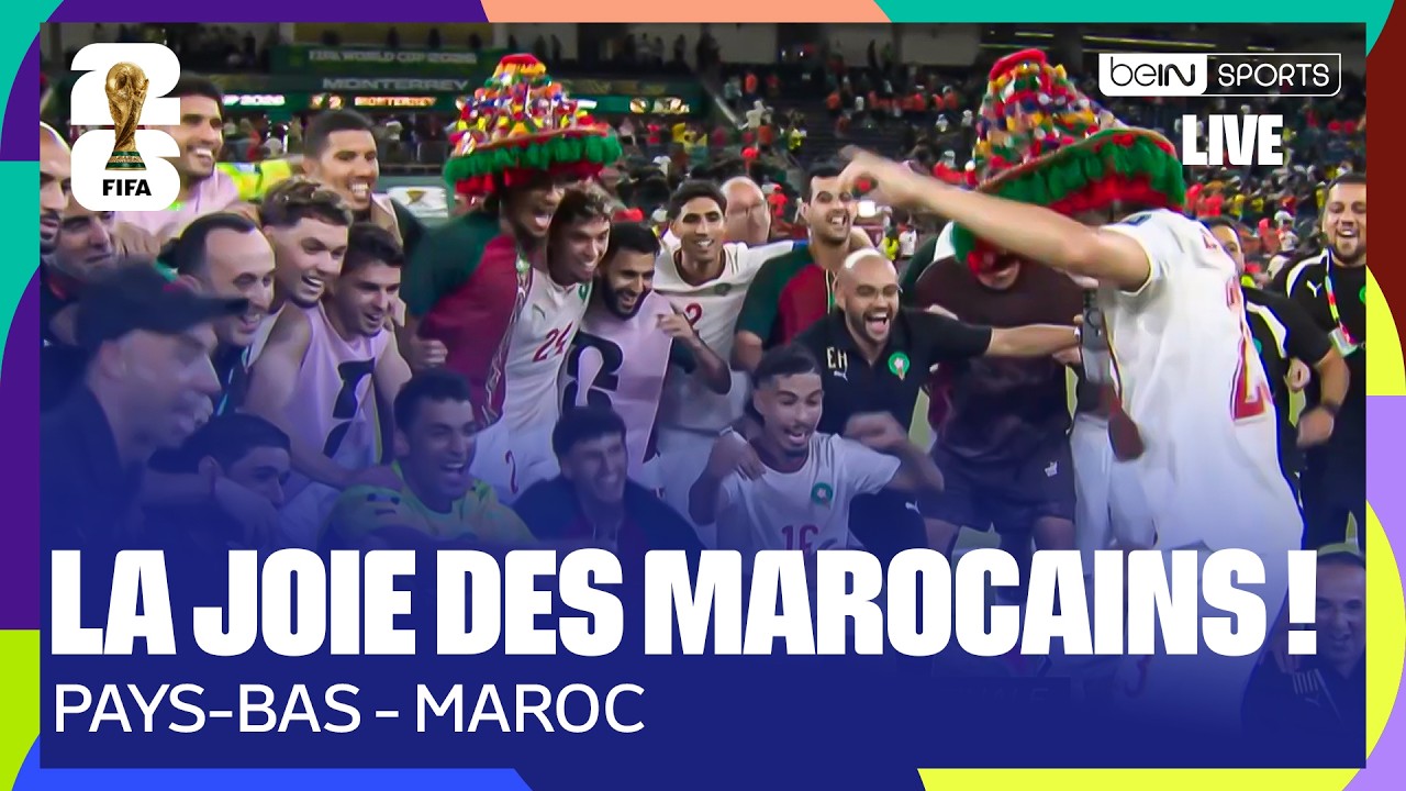 Larmes, joie, émotion... Le MAROC célèbre sa qualification incroyable en 8ÈMES de finale !