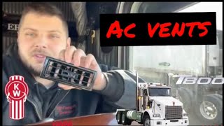Kenworth Aerocab Ac Vents T-800, W900, T-600