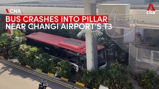 Bus crash at Changi Airport T3: Three people sent to hospital screenshot 5