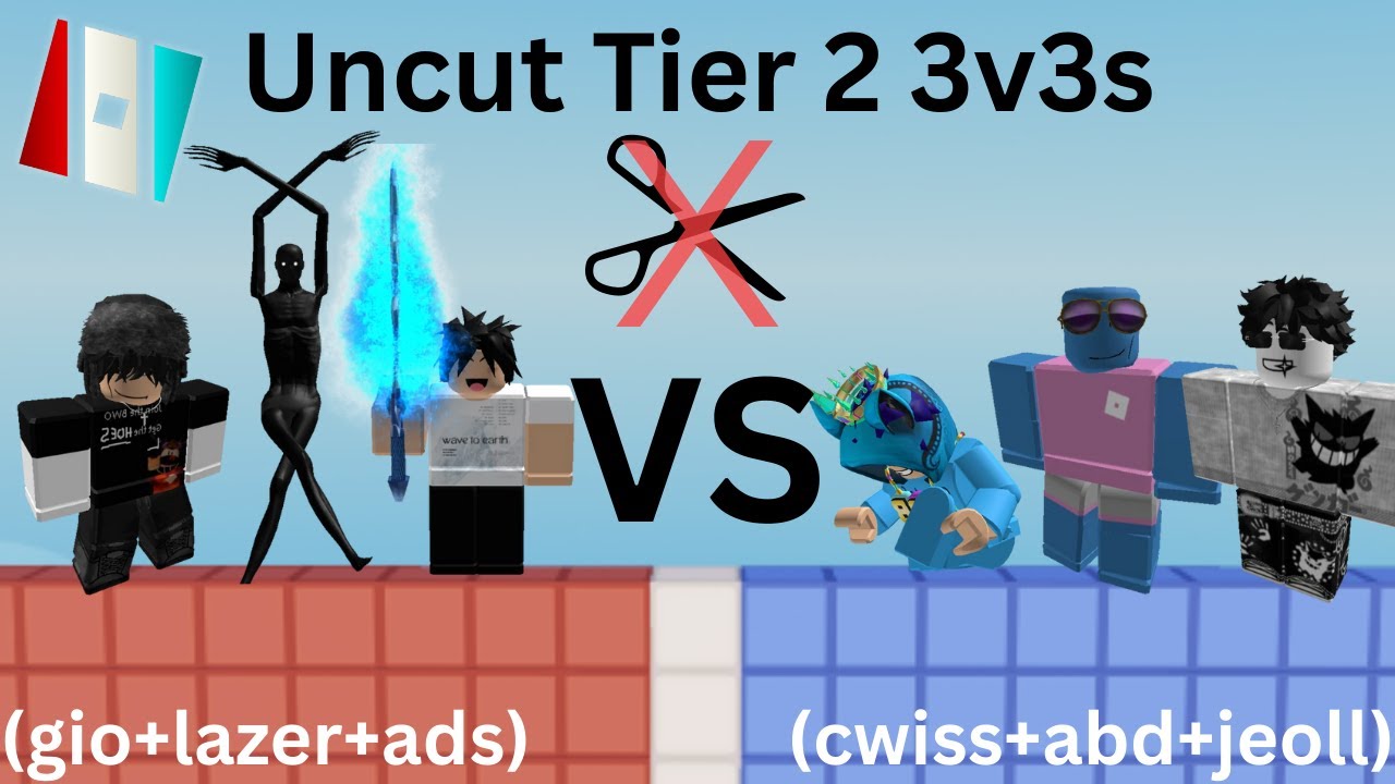 Uncut Tier 2 3v3s (HT2 POV) Bridge Duel - YouTube