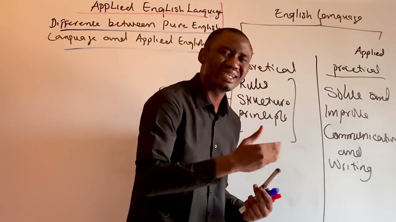 Pure  English language vs  Applied language