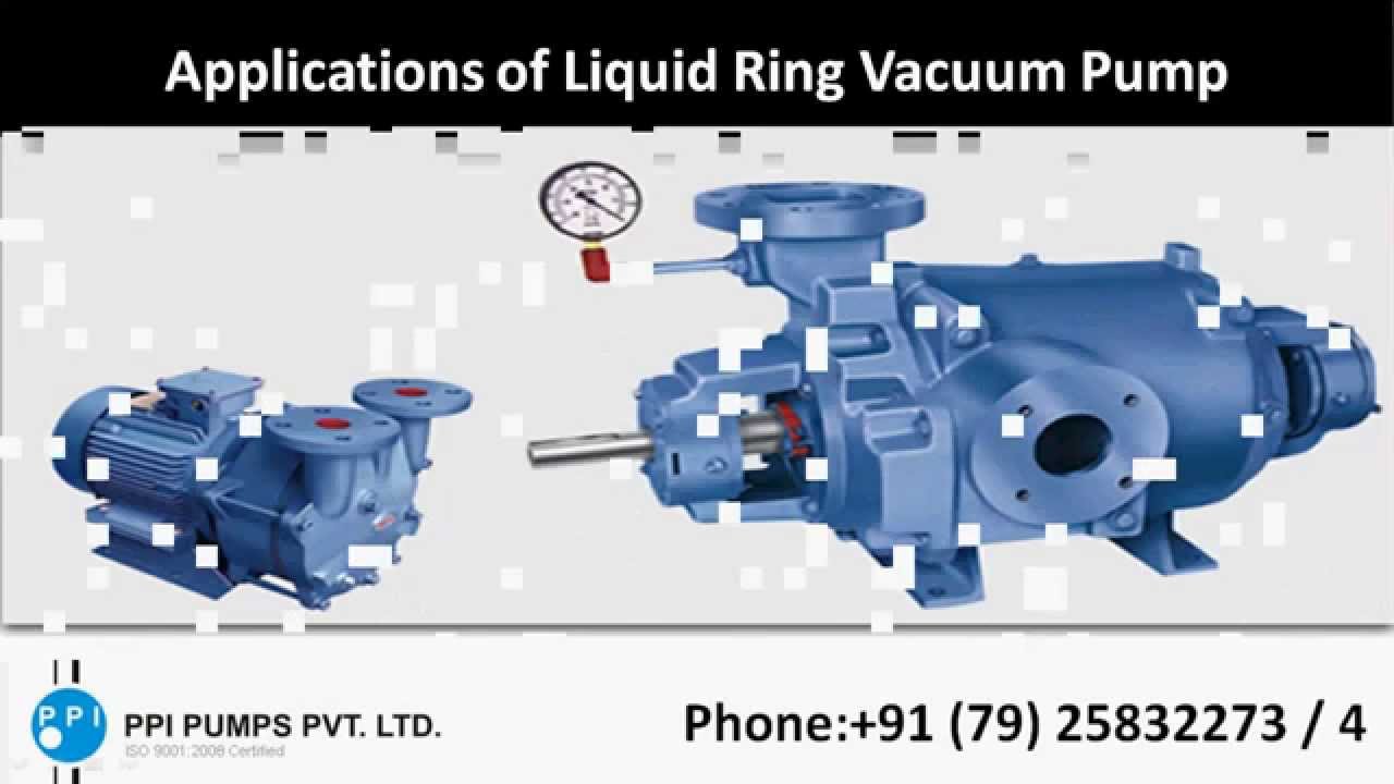 Information on Different Types & Applications of Liquid Ring Vacuum Pumps by www.ppipumps.com