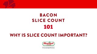 Maximizing Foodservice Menus: Bacon Slice Count