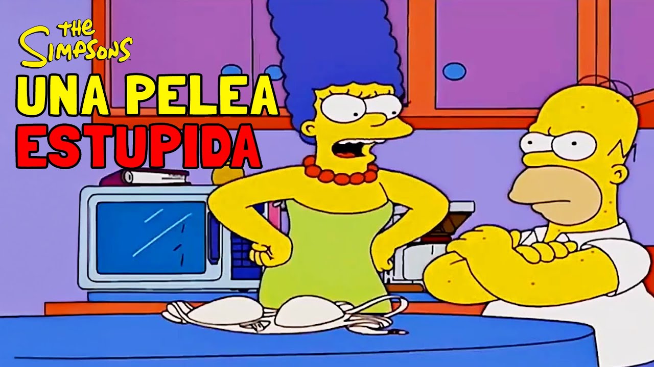 La pelea mas ESTUPIDA de Homero y Marge Simpson