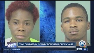 Two charged in I-95 police chase
