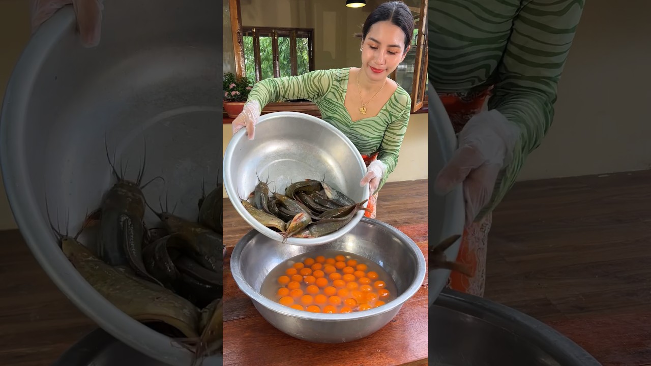 Fish soup with egg cook recipe 