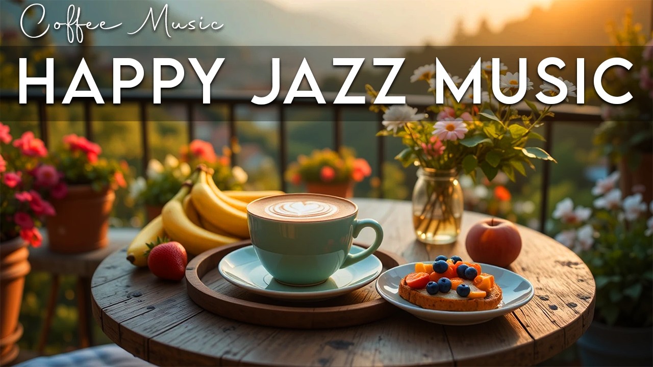Happy Jazz Music ☕ Bossa Nova Coffee Vibes for Good Mood, Study Focus and Relaxing Morning