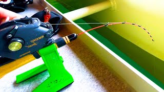 おもちゃの竿で5cmの魚に熱くなる