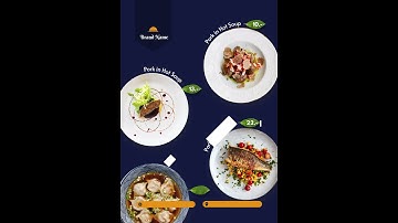 Editable Restaurant Menu Template – Global Cuisine Digital Design