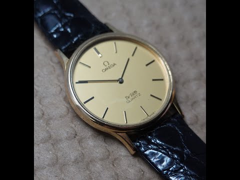 1982 Omega De Ville Quartz men's vintage dress watch - with no