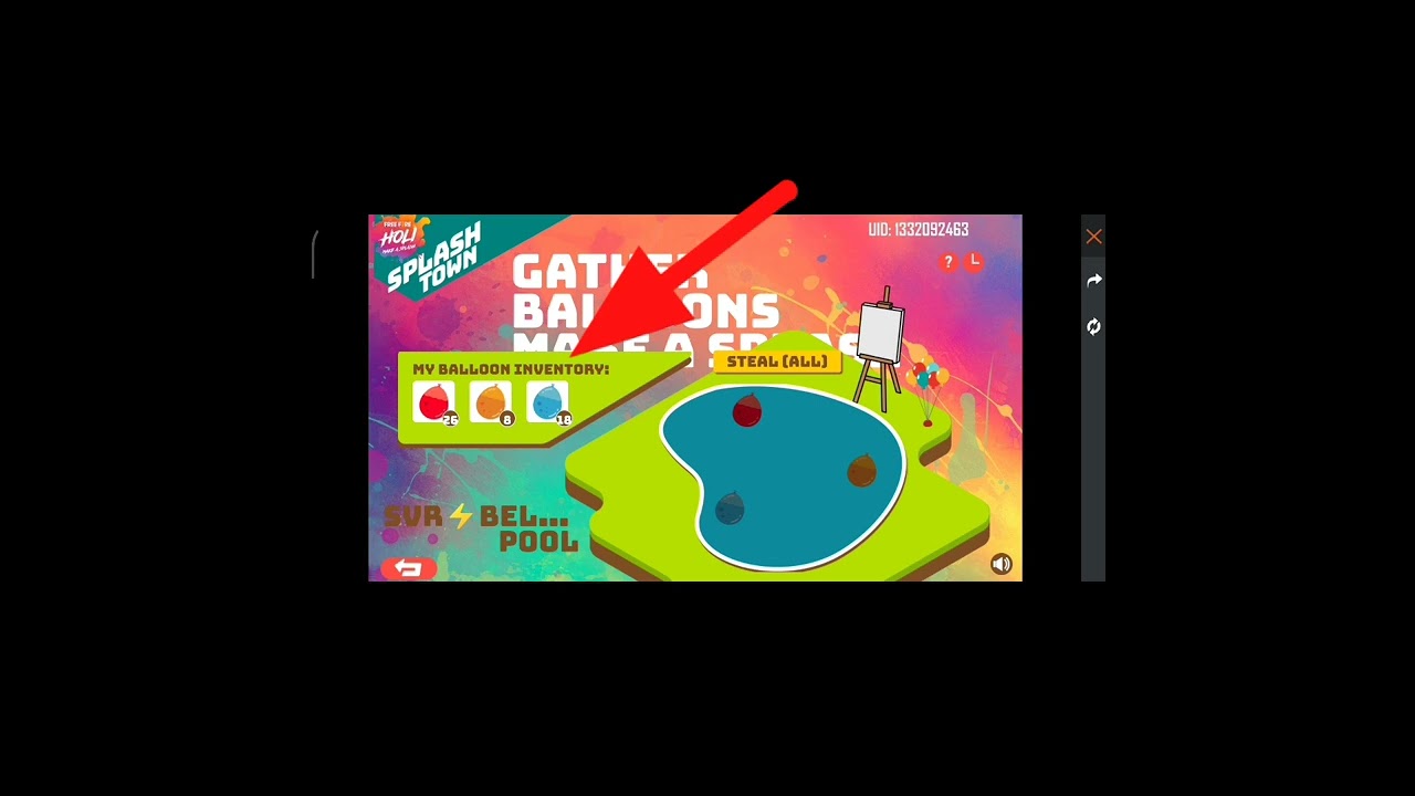 gather balloon make a splash event kaise complete karen just in 5 minute 