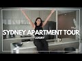 Apartment tour  1200 rent per week  sydney penthouse  luxury neutral  minimal interior decor