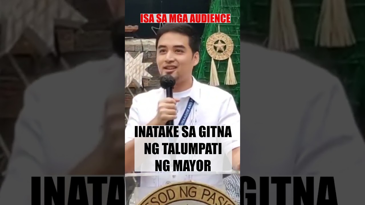 #TripLang Inatake ang isa sa audience sa gitna ng talumpati ni Mayor Vico ng Pasig #shorts
