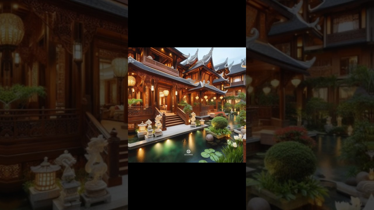 Часть 01: Самые красивые традиционные деревянные виллы Вьетнама.