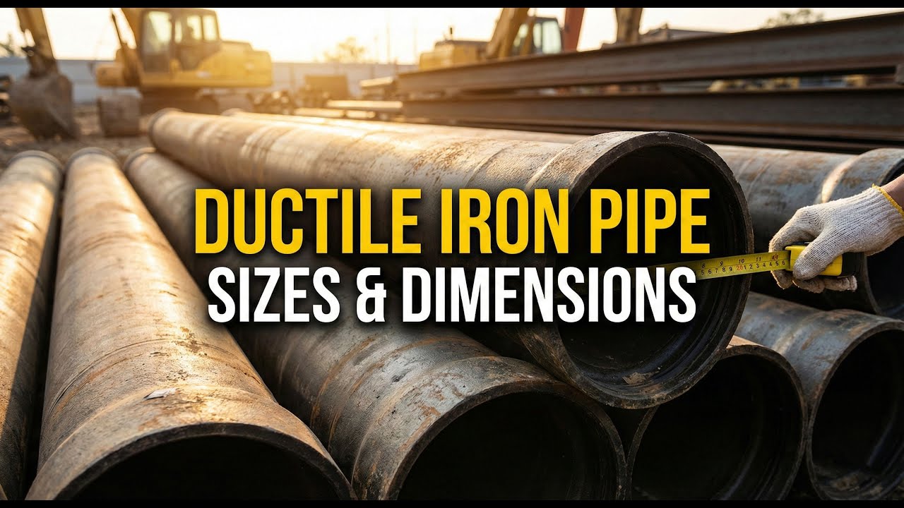 Ductile Iron pipe sizes and dimensions