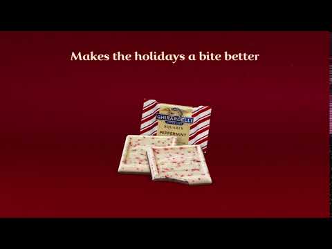 Ghirardelli Chocolate Company Food TV Commercial Ghirardelli Peppermint Bark Makes the Holidays a Bite Better!