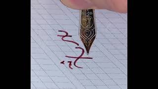 Mastering the Art of Calligraphy: How to Write the Letter 'X' | Calligraphy Basics