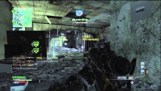 Double feed split to quad feed on screen