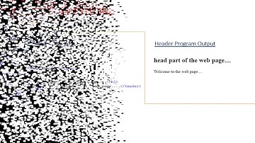 12. HTML5 : website designs and tag( Header,Footer,Nav or navigation,aside,section,article)