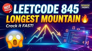 Leetcode :- 845. Longest Mountain in Array