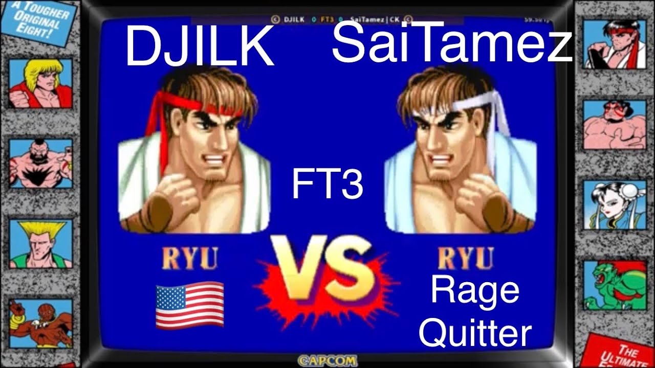 Fightcade - [SF2HF] Nasty Mexican Rage Quitter #1 - YouTube