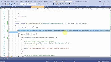 School Management System Part 52 Employee Resume Form in C# C Sharp ASP NET MVC