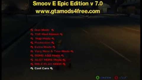 Smoov E mods 7.0 for org & TBOGT gta scripts better then evade or df deadly fishes xbox 360