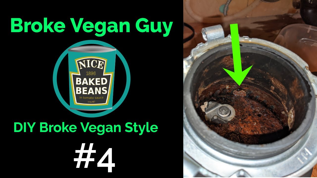 DIY Broke Vegan Style - Did A Meat Bone Break This Garbage Disposal