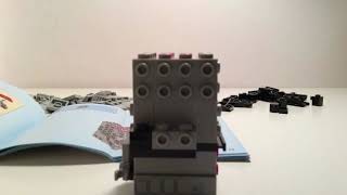 Lego Captain Phasma Brickhead Time Lapse Build