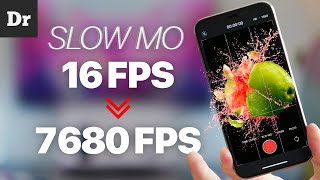 ДЕЛАЕМ из 16 FPS - 7680 FPS: ULTRA SLOW MO на iPhone