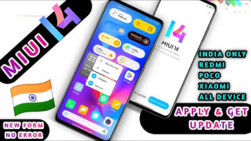 🇮🇳 Finally Miui 14 in India | How to Receive Miui 14 India First 🔥