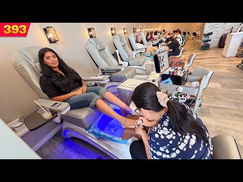 Nail Spa Day💅😍| VAAS Family | Telugu Vlogs